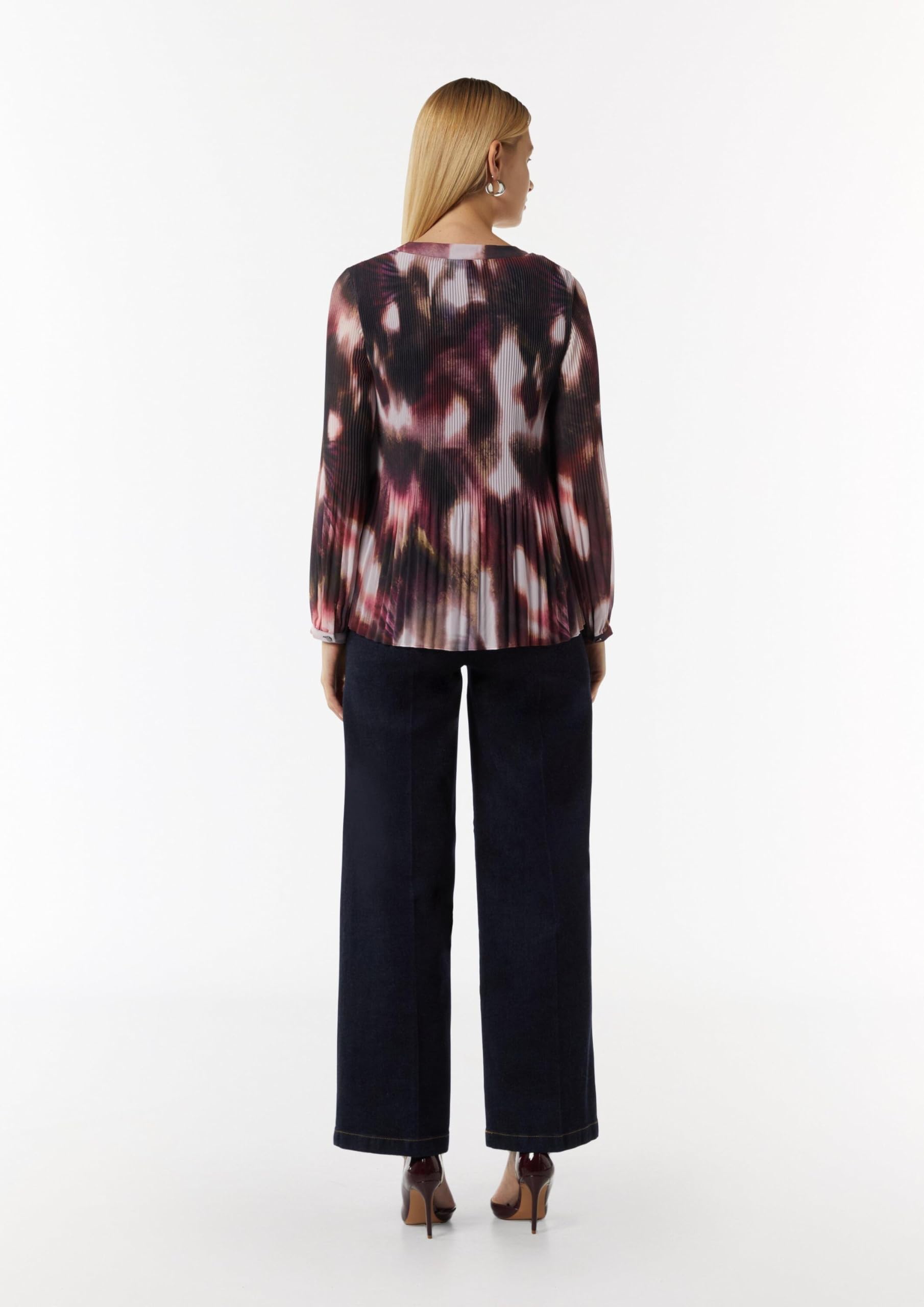 comma-tunika-bluse-plissierter-chiffon-gr-36 image 6