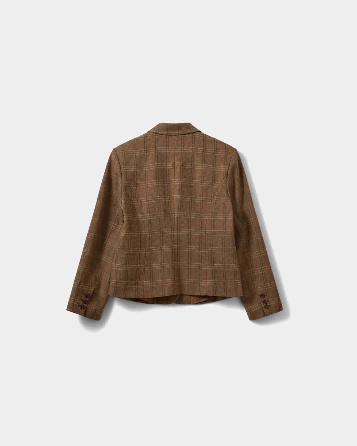 sofie-schnoor-women-poppysw-blazer-maple-brown-check image 6