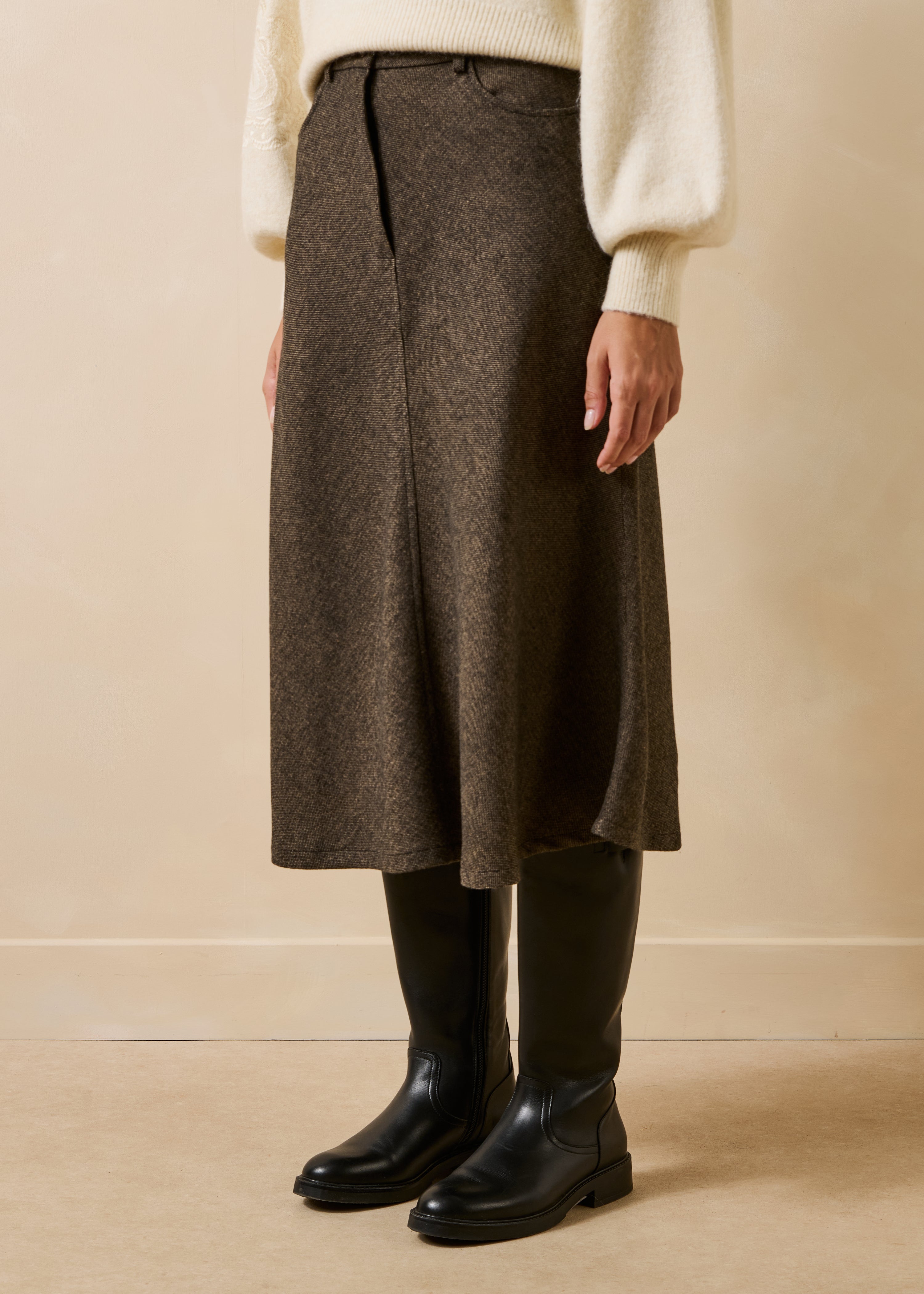 la-f-e-marabout-e-galade-rock-braun-tweed-midi-34 image 2
