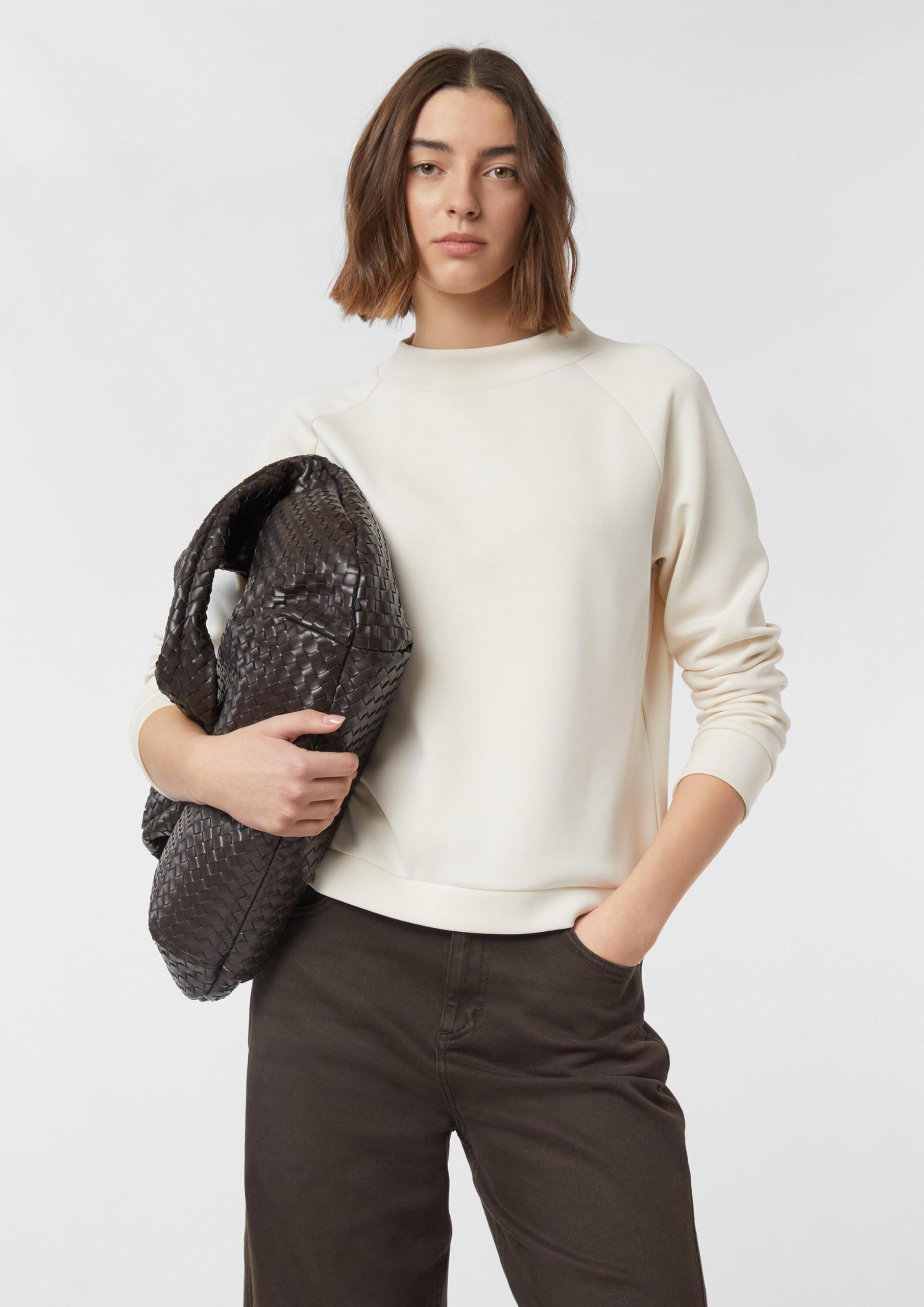 comma-2173971-sweatshirt-gr-44-creme-stehkragen image 3