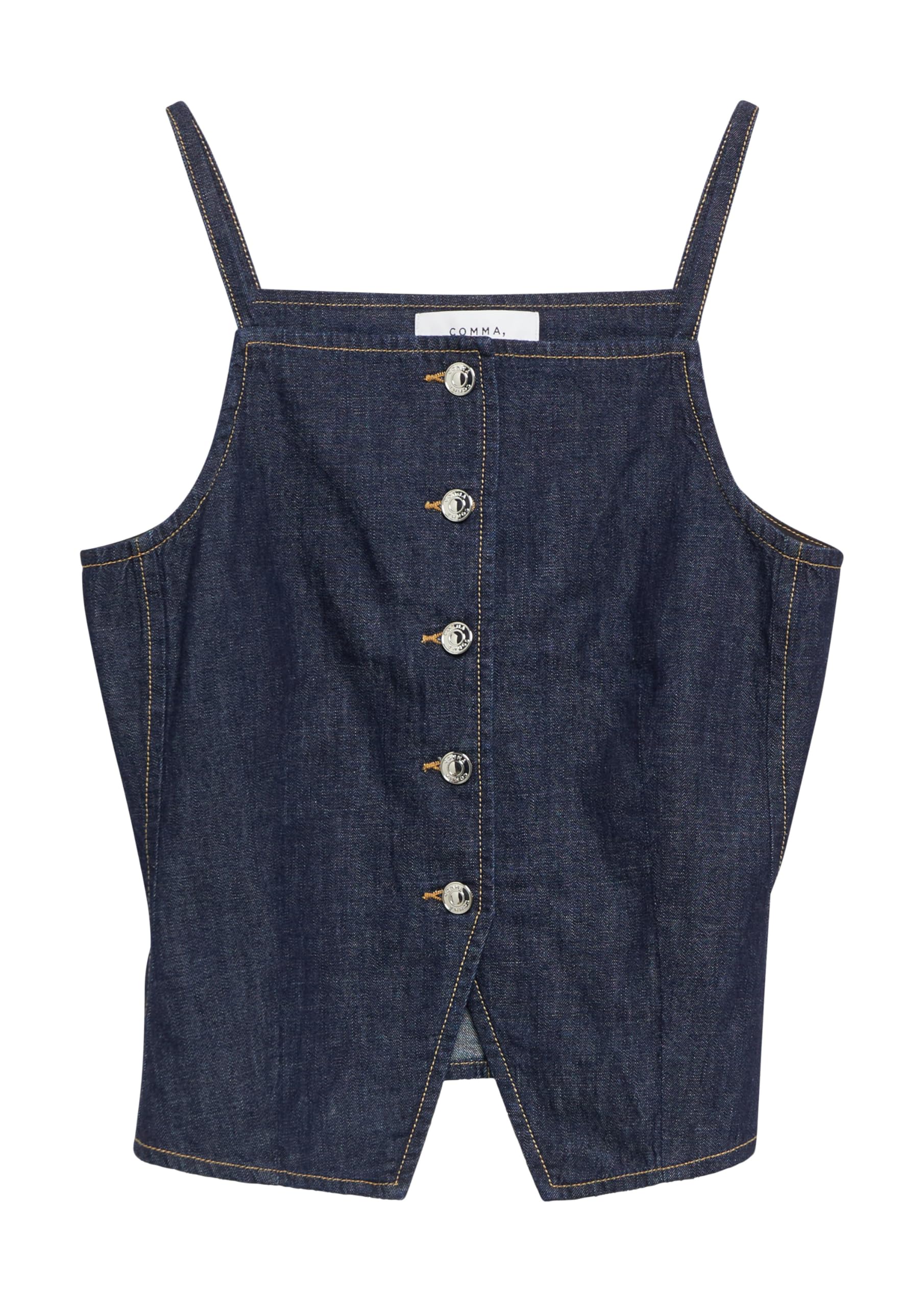comma-jeans-denim-top-karreeausschnitt-gr-38-rmellos image 4