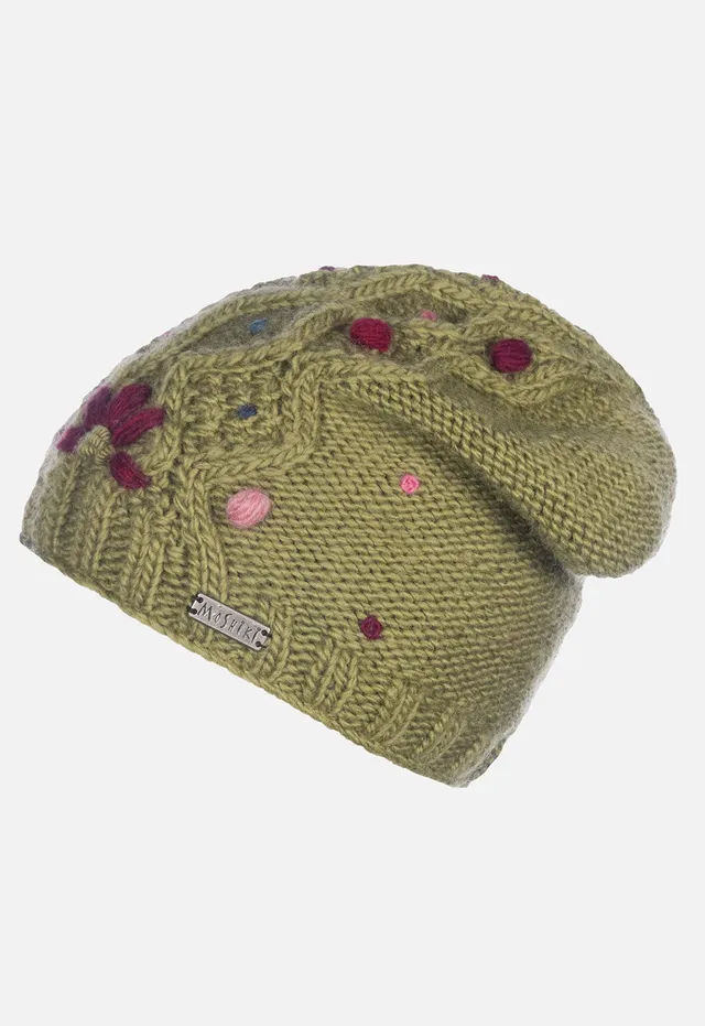 moshiki-candy-karuna-longbeanie-strickm-tze-wolle-gr-n image 1