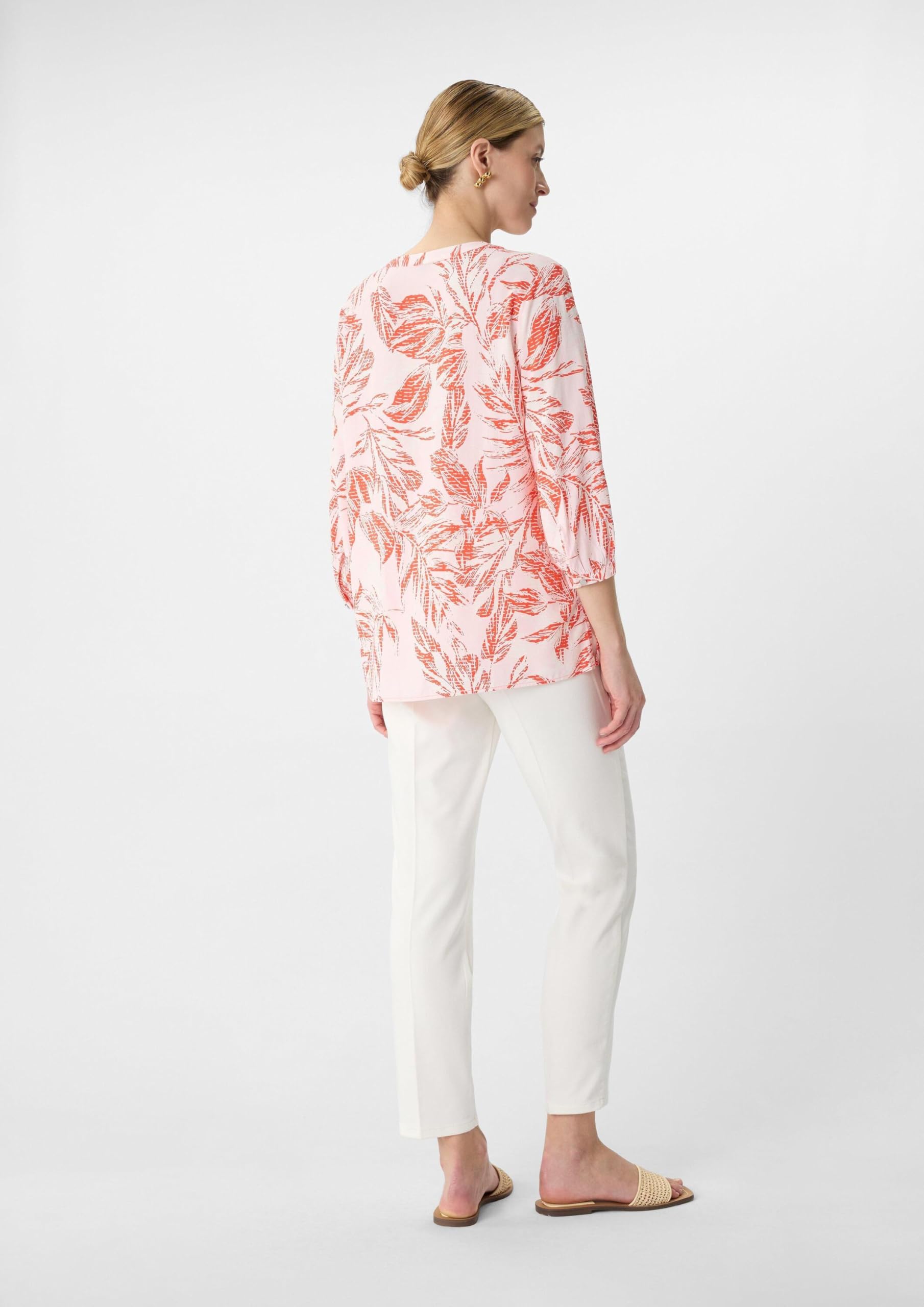 comma-blouses-gemusterte-bluse-mit-3-4-rmeln-damen image 8