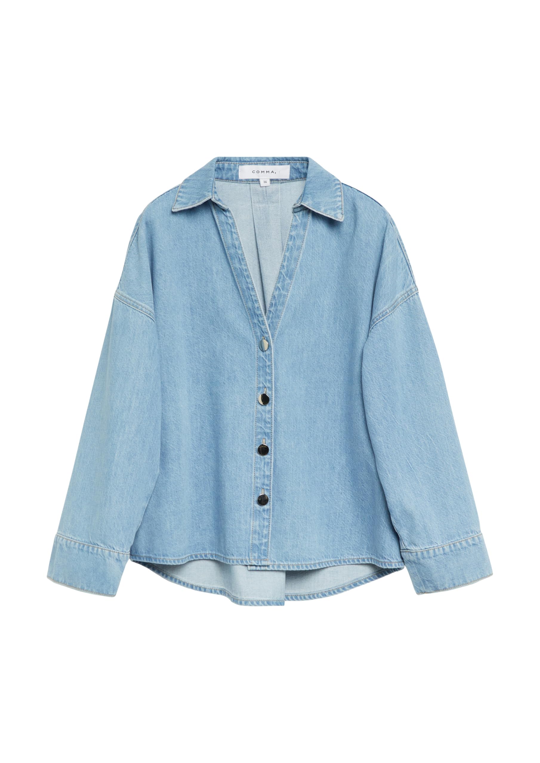 comma-denim-bluse-relaxed-fit-gr-38-langarm image 4