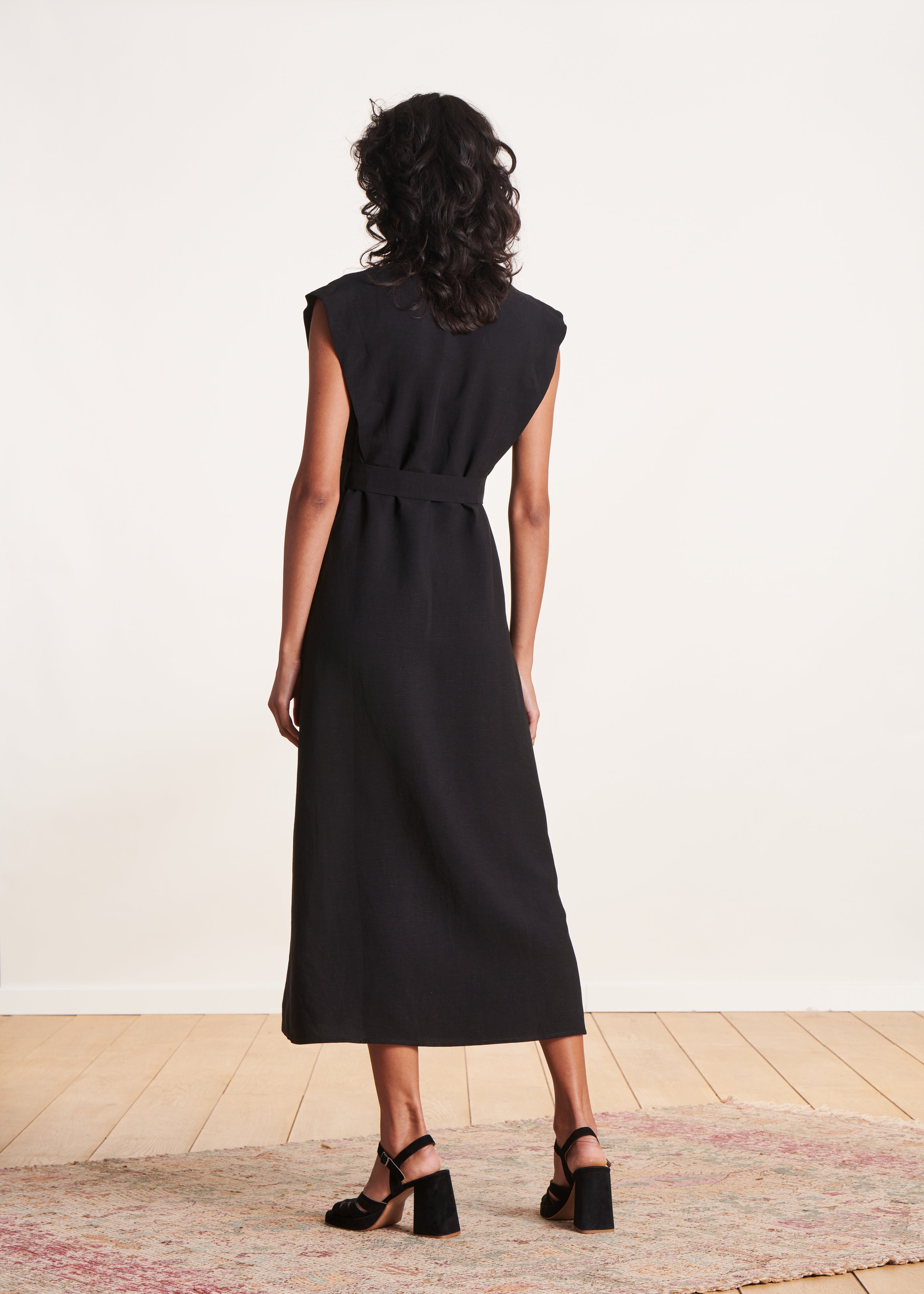 la-f-e-marabout-e-savigny-kleid-schwarz-wickel-midi image 3