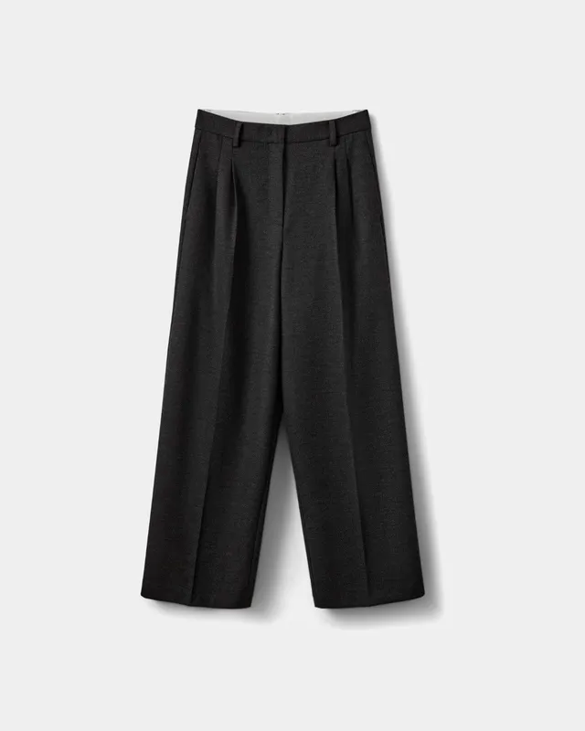 sofie-schnoor-women-rosalinda-hose-dunkelgrau-wide-leg image 1