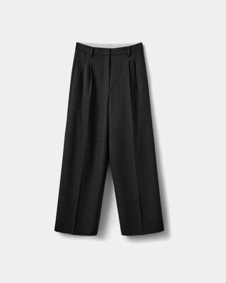 sofie-schnoor-women-rosalinda-hose-dunkelgrau-wide-leg image 1