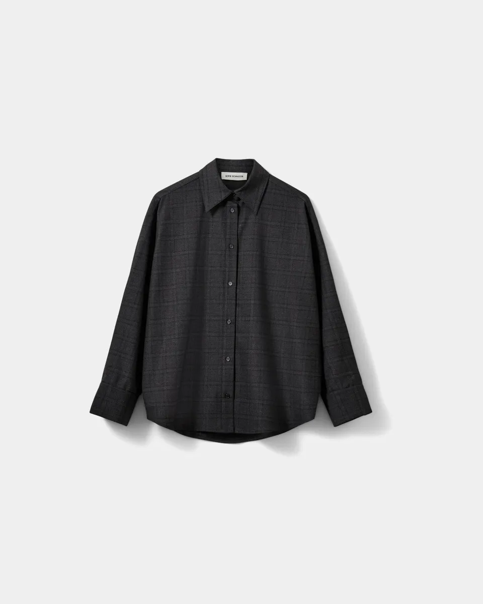 sofie-schnoor-women-simasw-oversized-shirt-grau-karo image 1