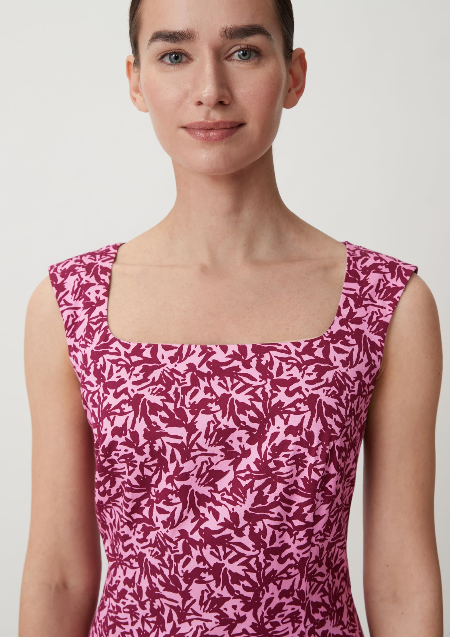comma-kleid-kurz-baumwollstretch-pink-gr-40-sommer image 3