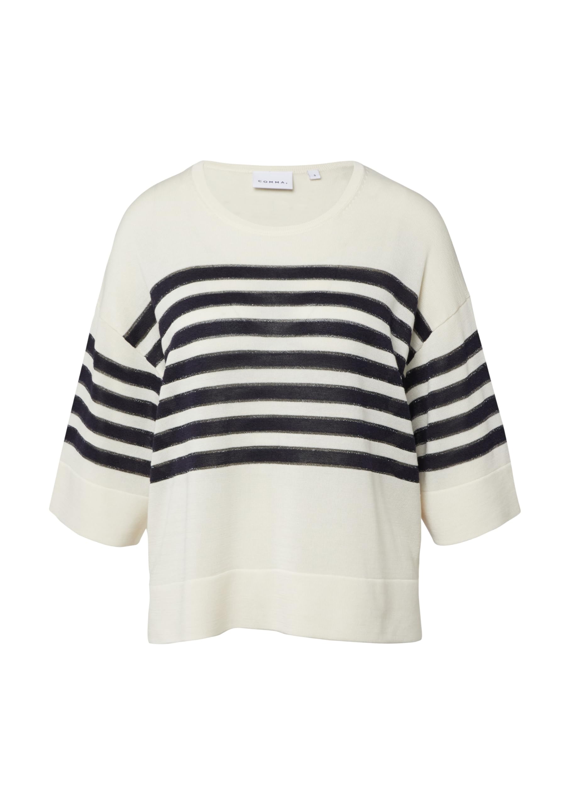 comma-pullover-feinstrick-streifen-glitzergarn-gr-l image 4