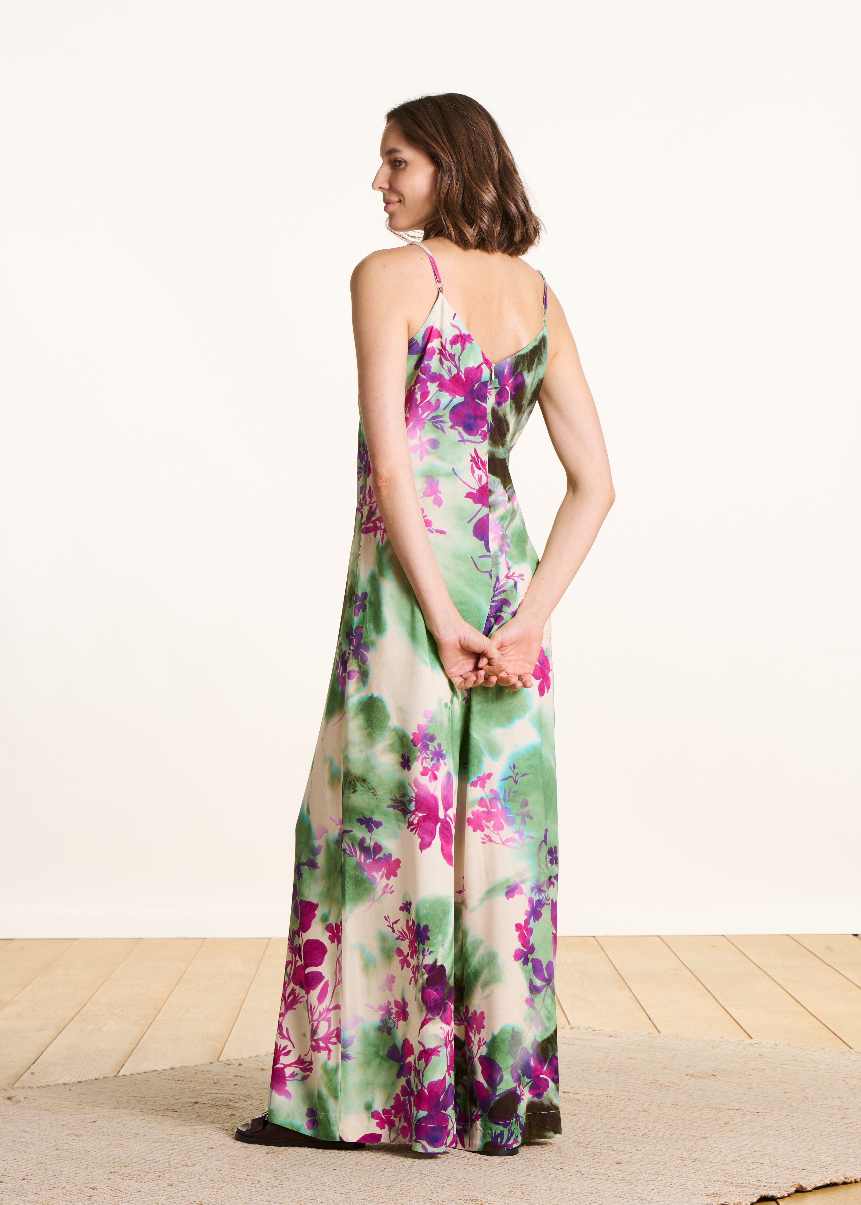 la-f-e-marabout-e-dalma-jumpsuit-floral-gr-n-rosa image 2