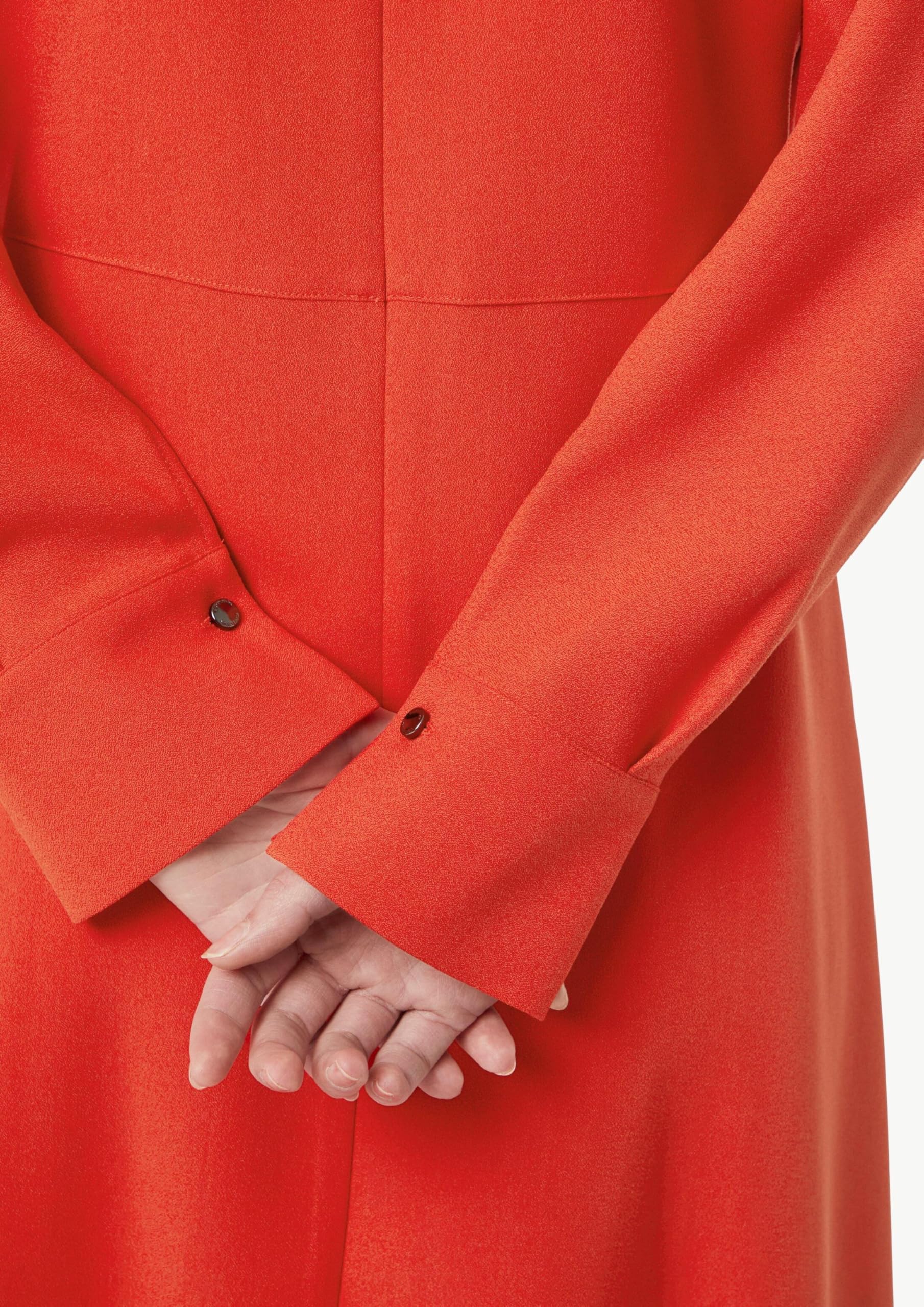 comma-crepe-kleid-fledermausarm-gr-38-v-ausschnitt-flie-end image 5