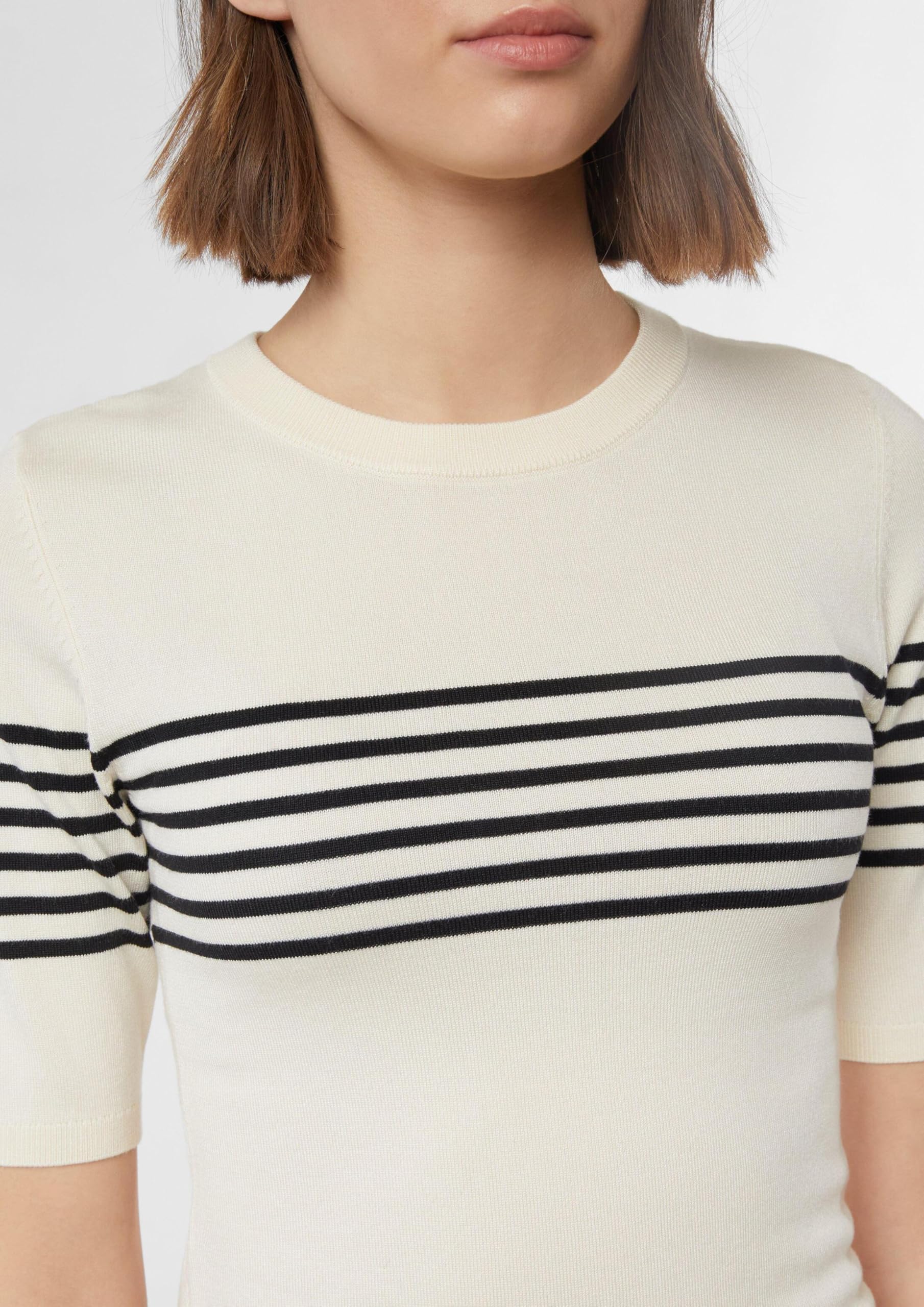 comma-kurzarmpullover-slim-fit-streifen-gr-44 image 3