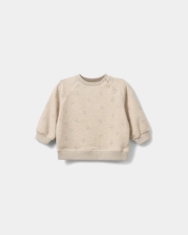 sofie-schnoor-kids-elissb-sweatshirt-beige-melange-kirschen image 1