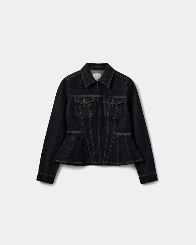 sofie-schnoor-women-savakisw-jeansjacke-dunkelblau-cropped image 1