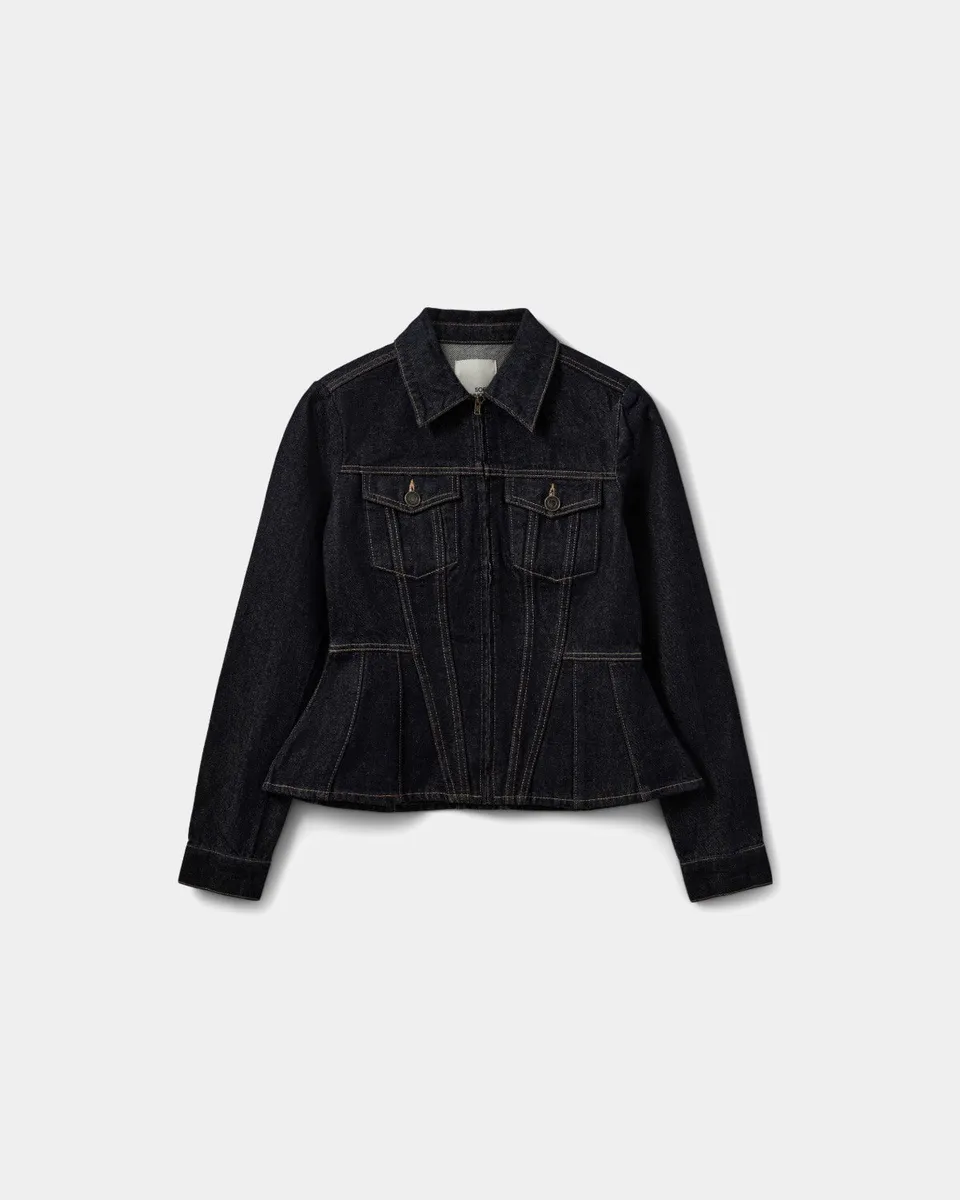 sofie-schnoor-women-savakisw-jeansjacke-dunkelblau-cropped image 1
