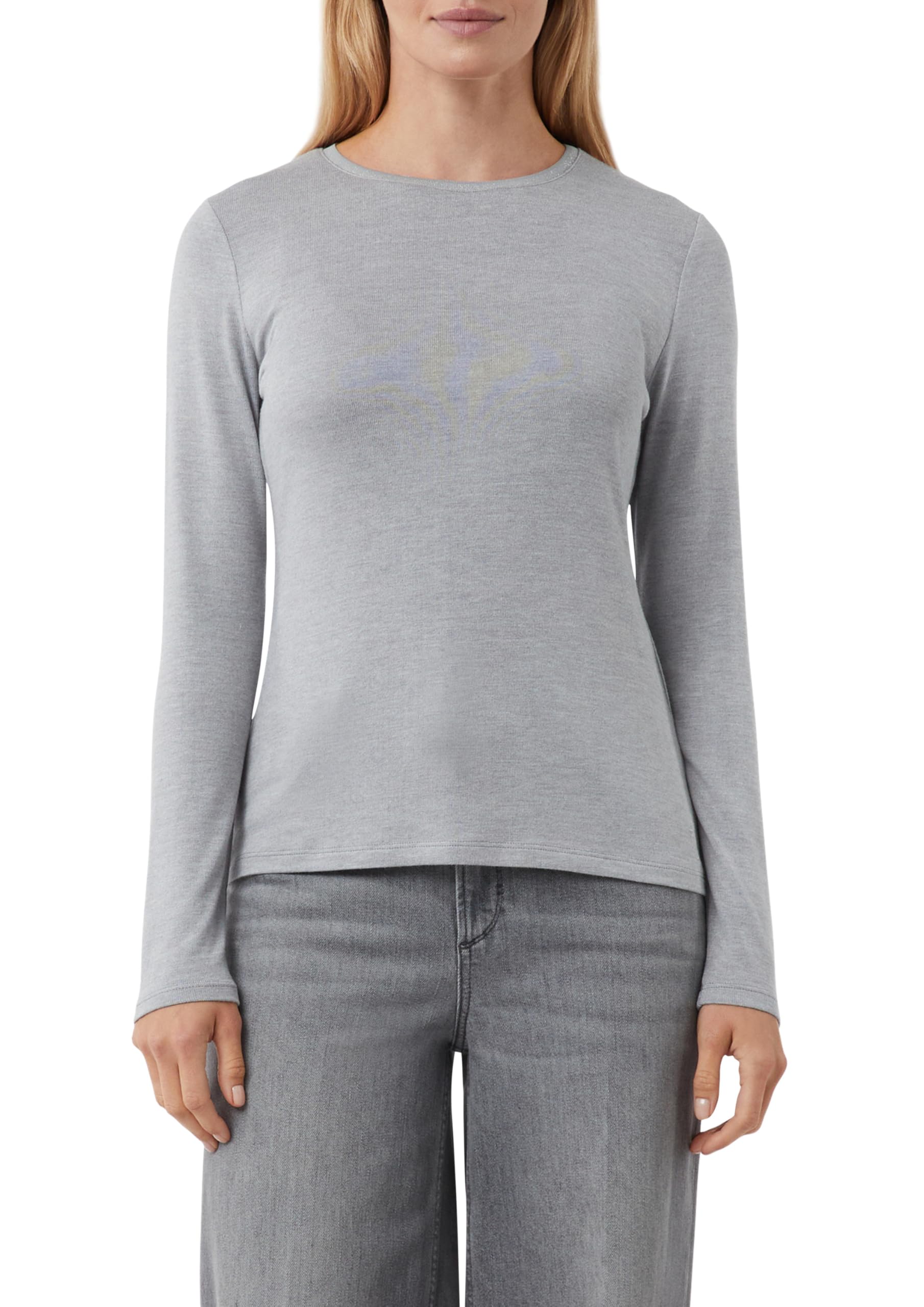 comma-langarmshirt-jersey-glitzer-blau-gr-38 image 8