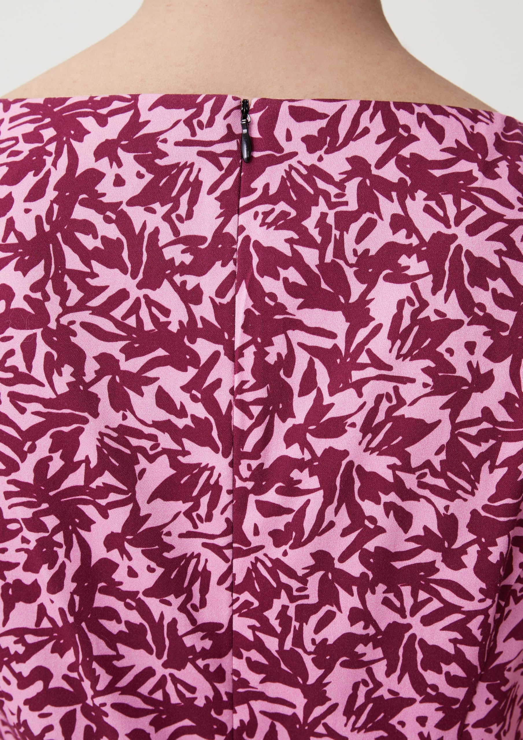 comma-kleid-kurz-baumwollstretch-pink-gr-40-sommer image 5