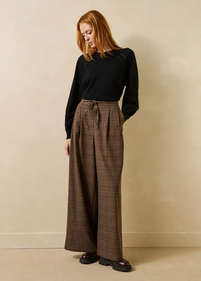 la-f-e-marabout-e-pantalons-jeans-gandi-hose-karo-rost-gr-38 image 1