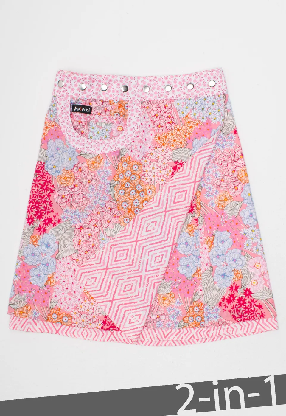 moshiki-hot-cookie-53-wickelrock-baumwolle-55-cm-wendbar image 1