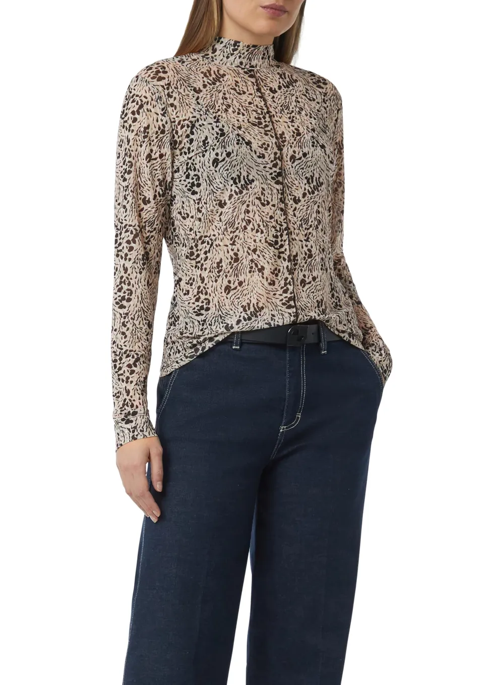 comma-top-2153735-longsleeve-print-gr-e-40 image 1