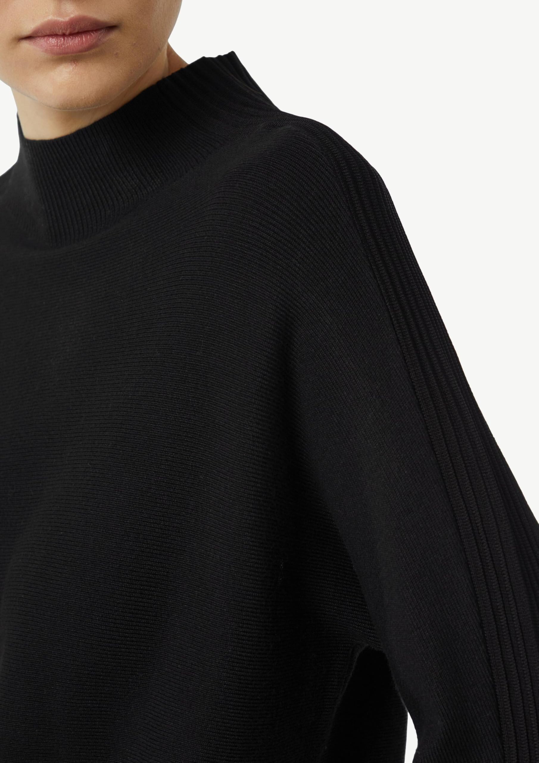 comma-feinstrickpullover-schwarz-stehkragen-gr-40 image 5