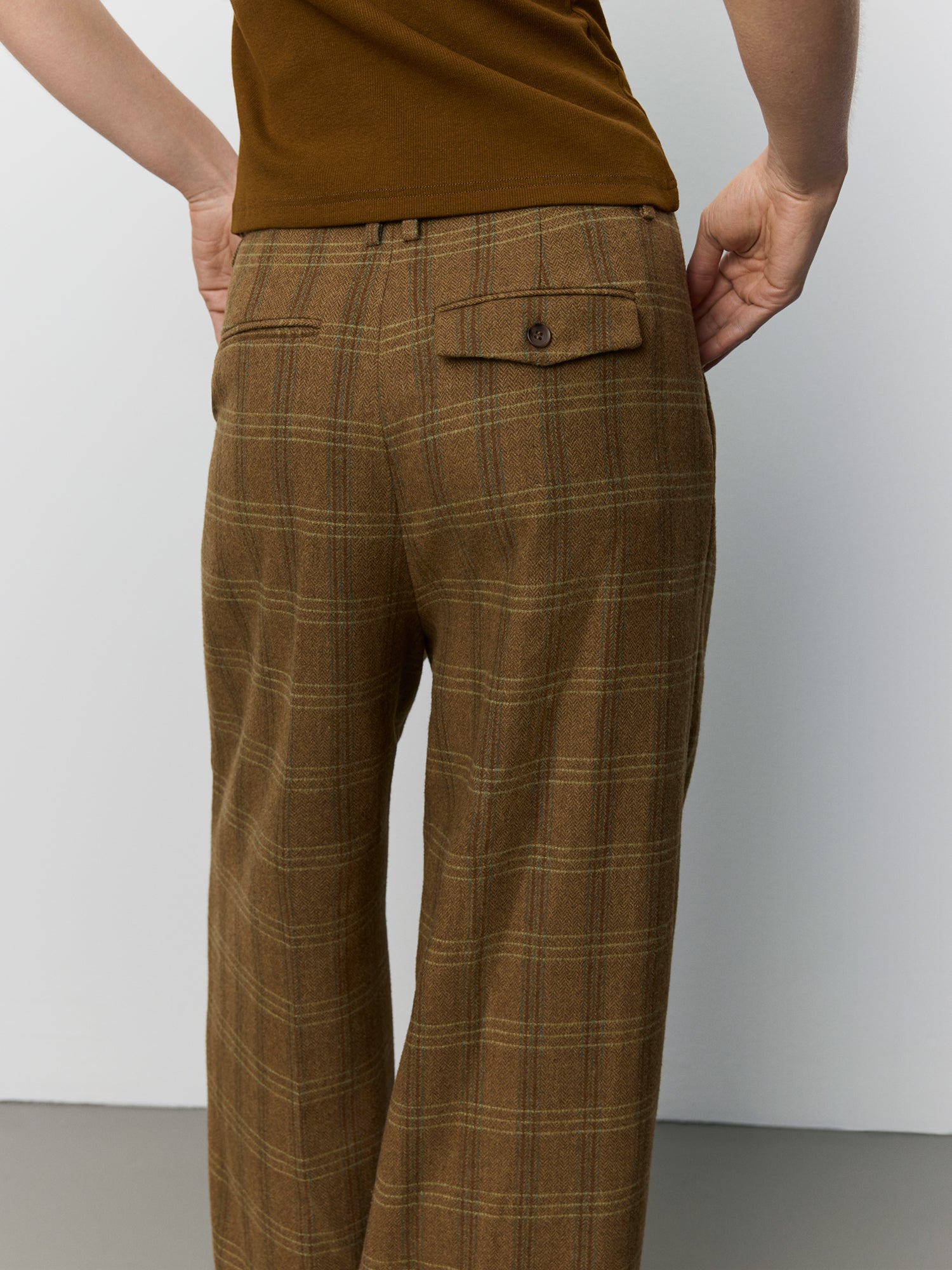sofie-schnoor-women-rosanasw-karo-hose-maple-brown-check image 6