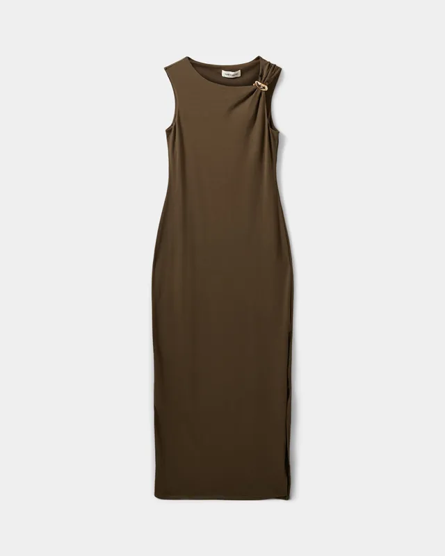 sofie-schnoor-ragnisw-maxikleid-s262331-olive-brown image 1