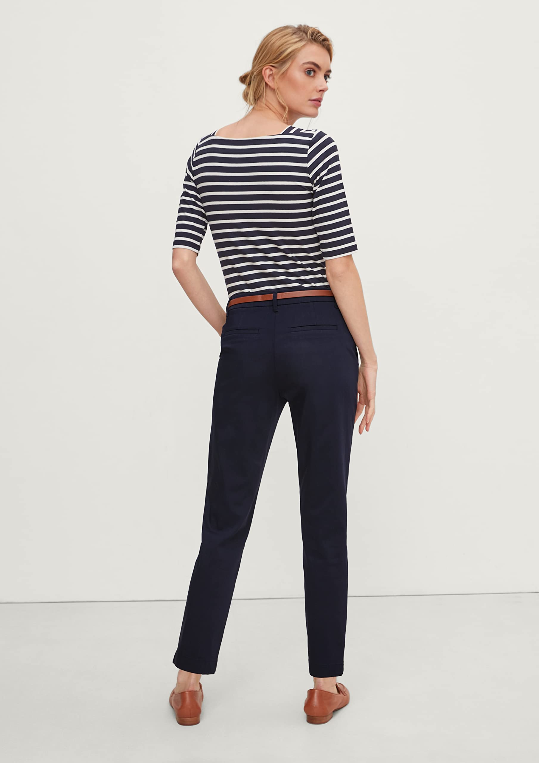 comma-chino-damen-chino-hose-navy-gr-e-34-mit-g-rtel image 6