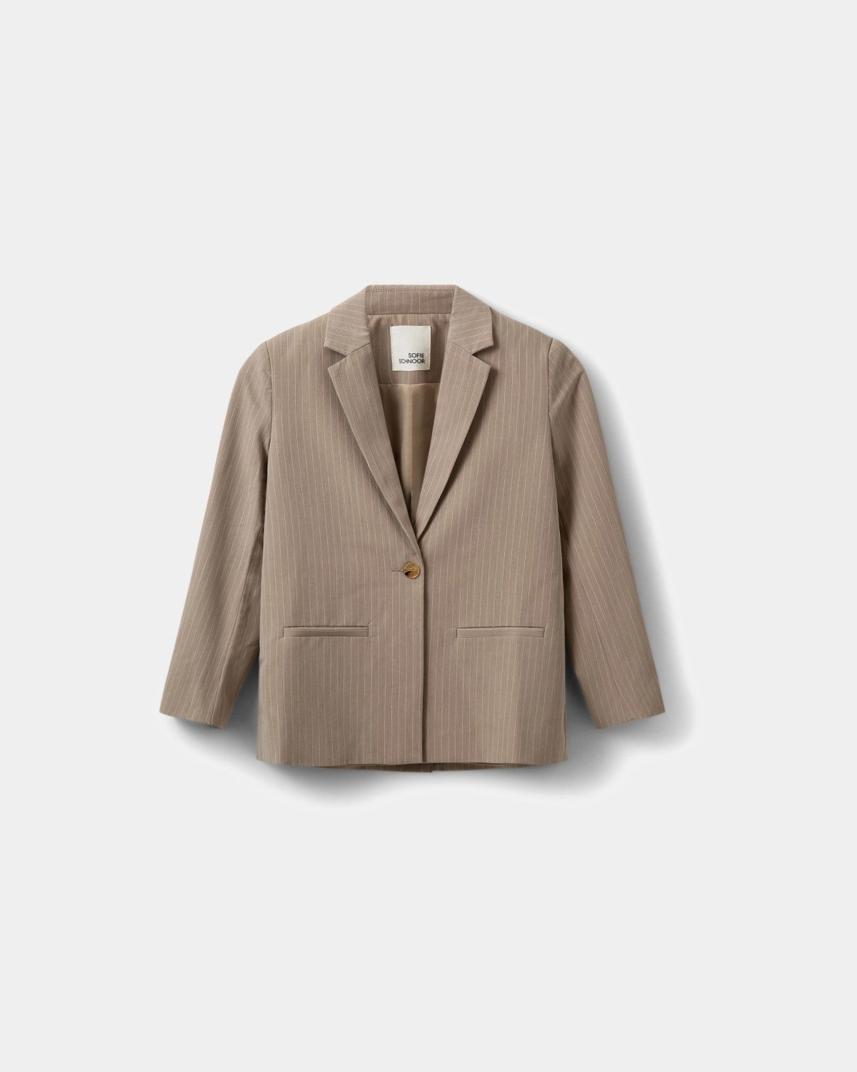 sofie-schnoor-young-alfiasy-blazer-beige-gestreift image 1