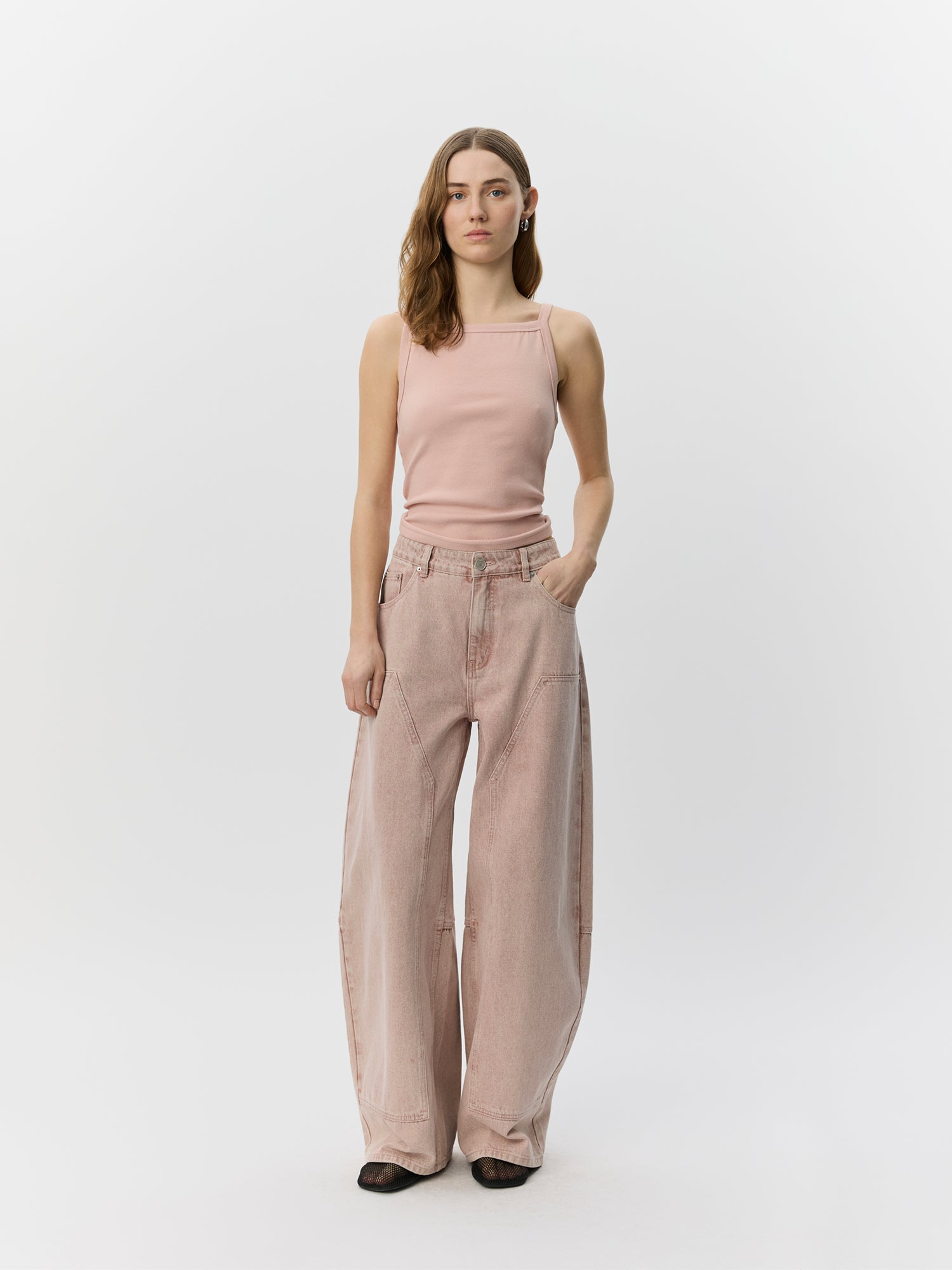 sofie-schnoor-women-breesw-ripp-top-dusty-rose image 2