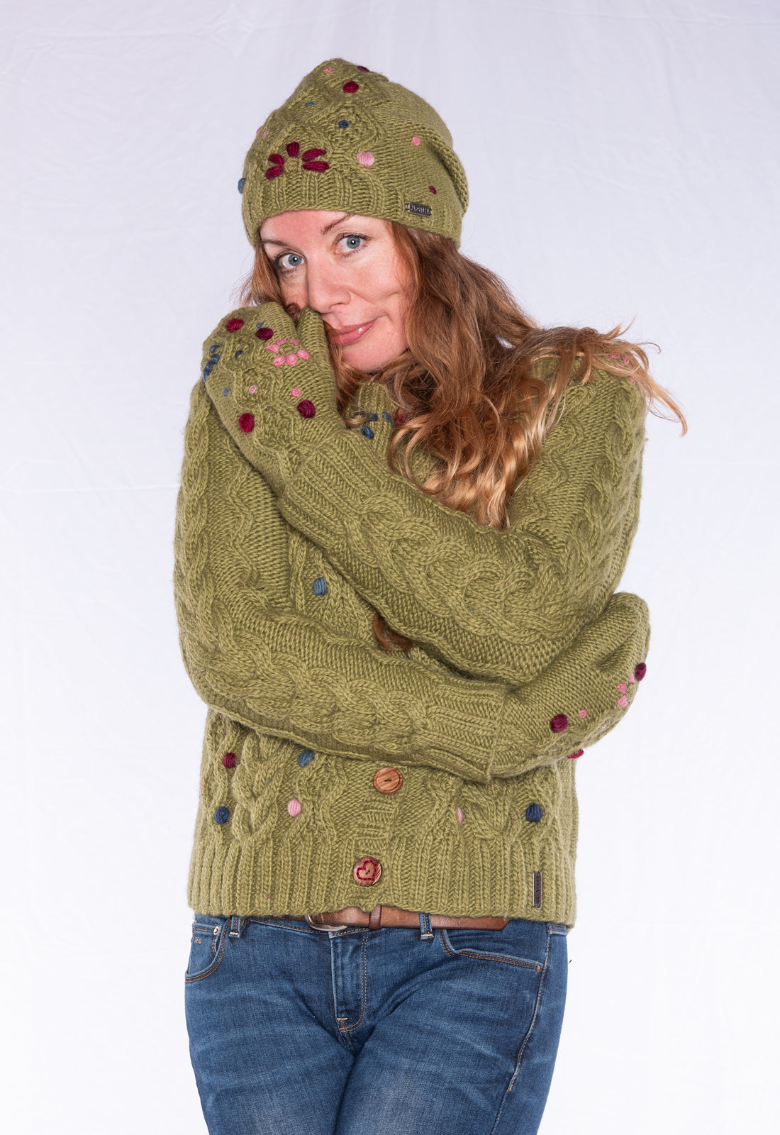 moshiki-candy-karuna-longbeanie-strickm-tze-wolle-gr-n image 2