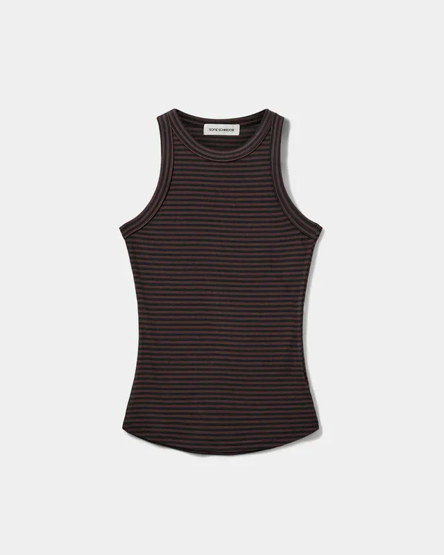 sofie-schnoor-women-julliesw-top-dunkelbraun-gestreift-viskose image 1