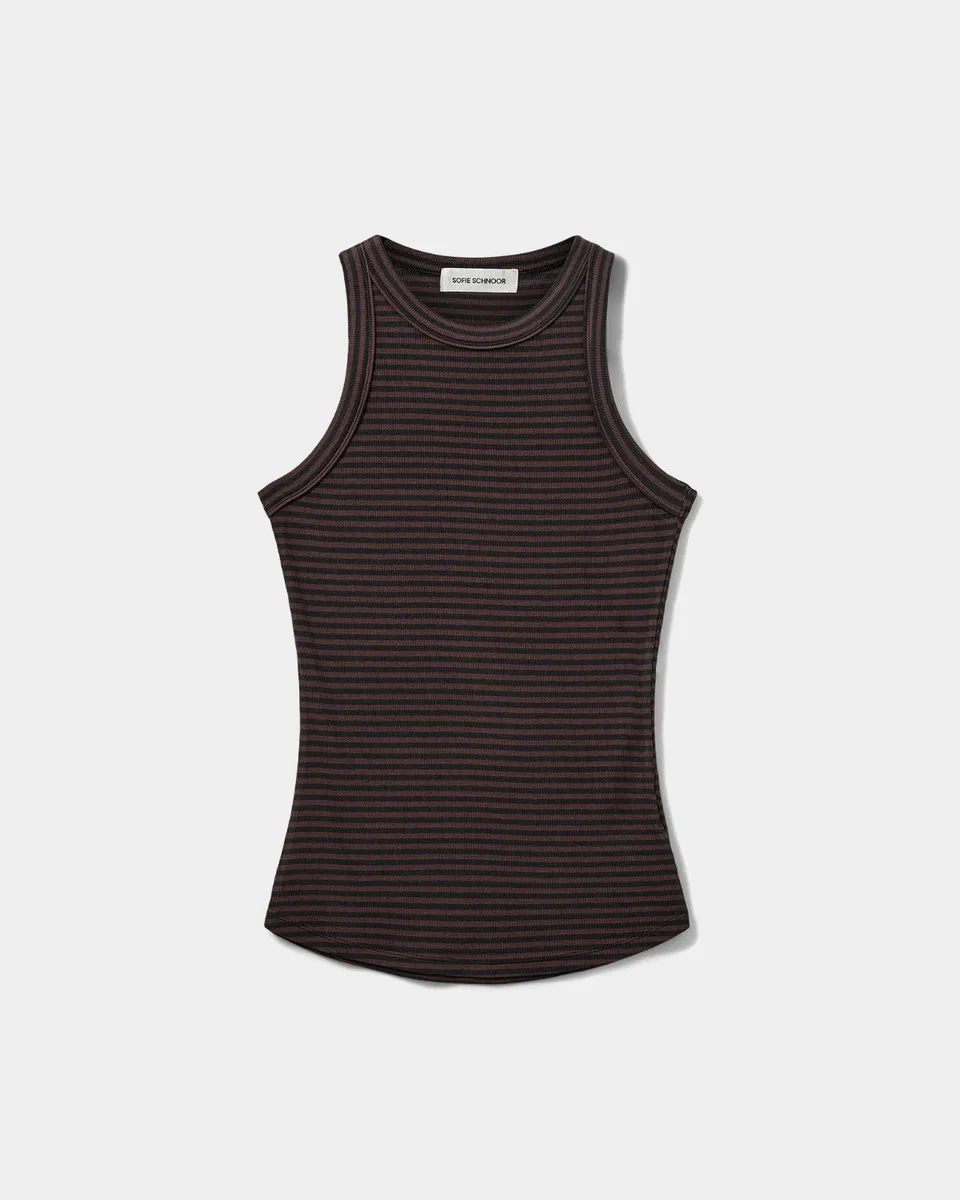 sofie-schnoor-women-julliesw-top-dunkelbraun-gestreift-viskose image 1