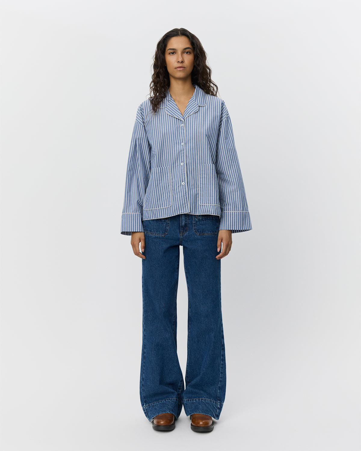 sofie-schnoor-women-imanasw-hemd-blau-weiss-gestreift-baumwolle image 2