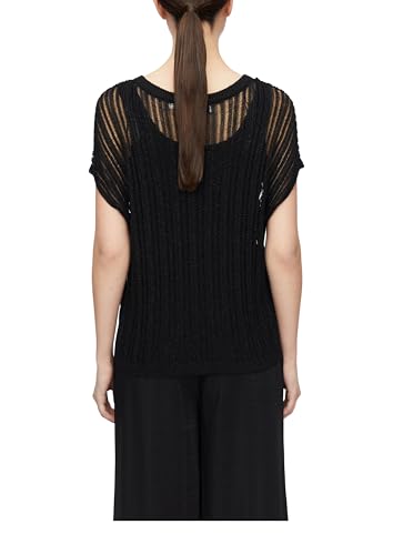 comma-poncho-strick-gr-s-viskosemix-glitzergarn image 8