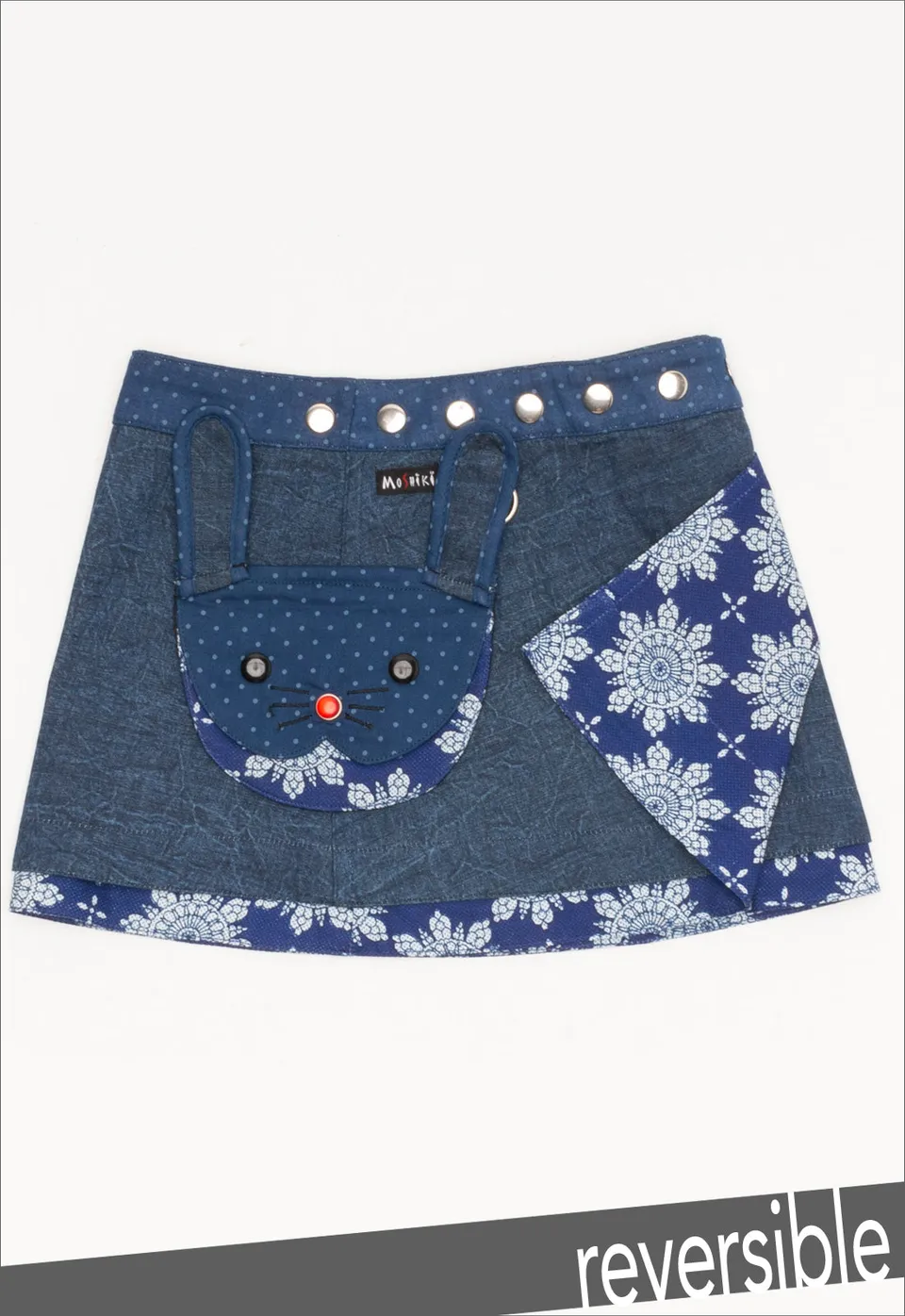 moshiki-hot-cookie-kids-2-denim-wickelrock-24-cm-bunny image 1