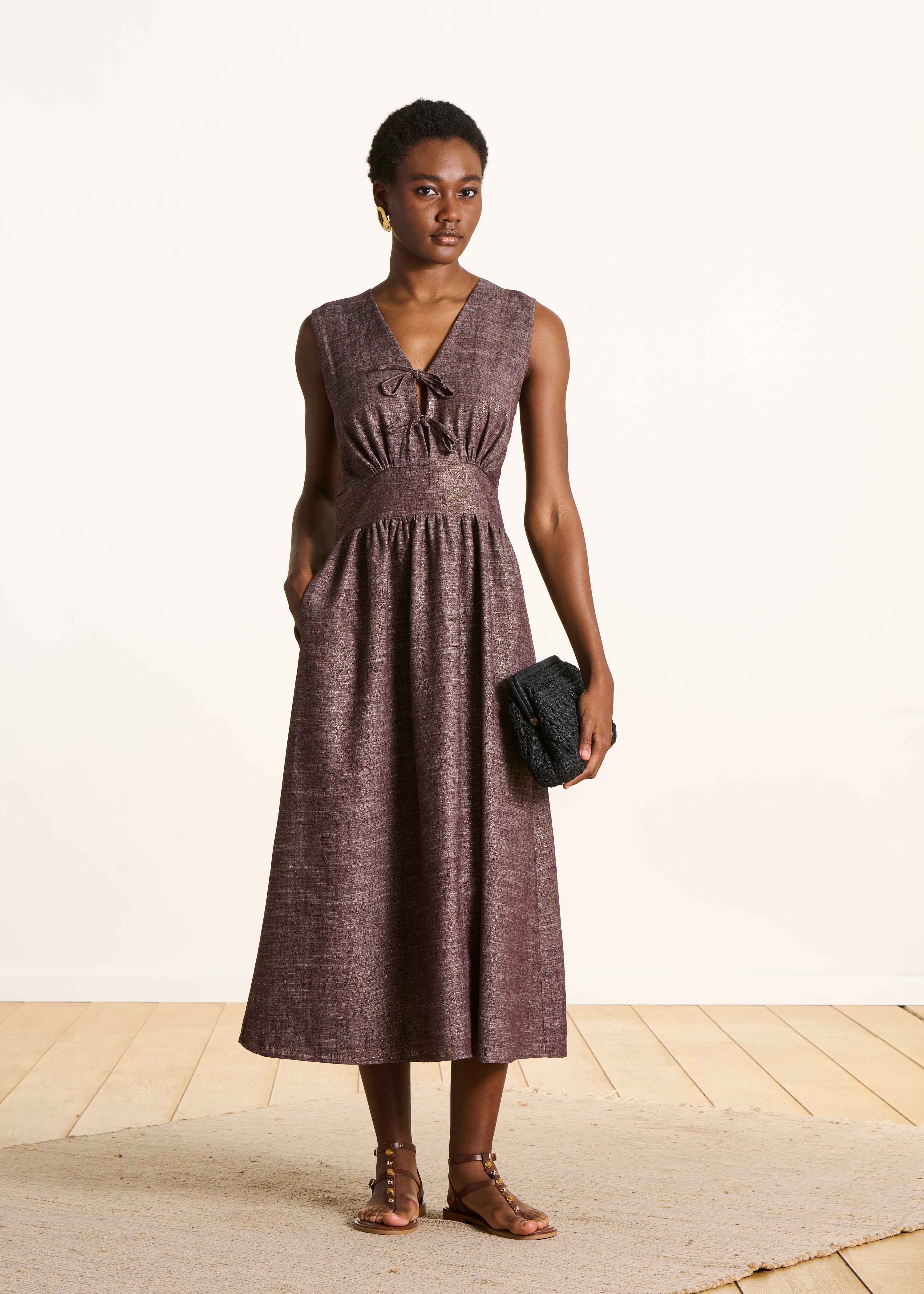 la-f-e-marabout-e-robe-lang-braun-damen-maxikleid-rmellos image 1