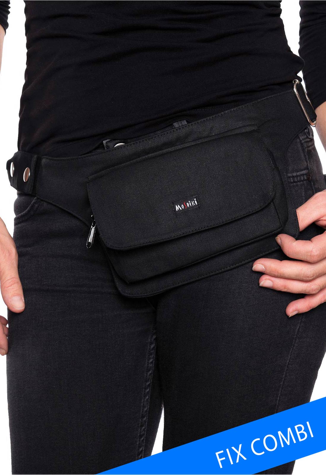 moshiki-side-pocket-xl-14-g-rteltasche-schwarz-baumwolle image 1