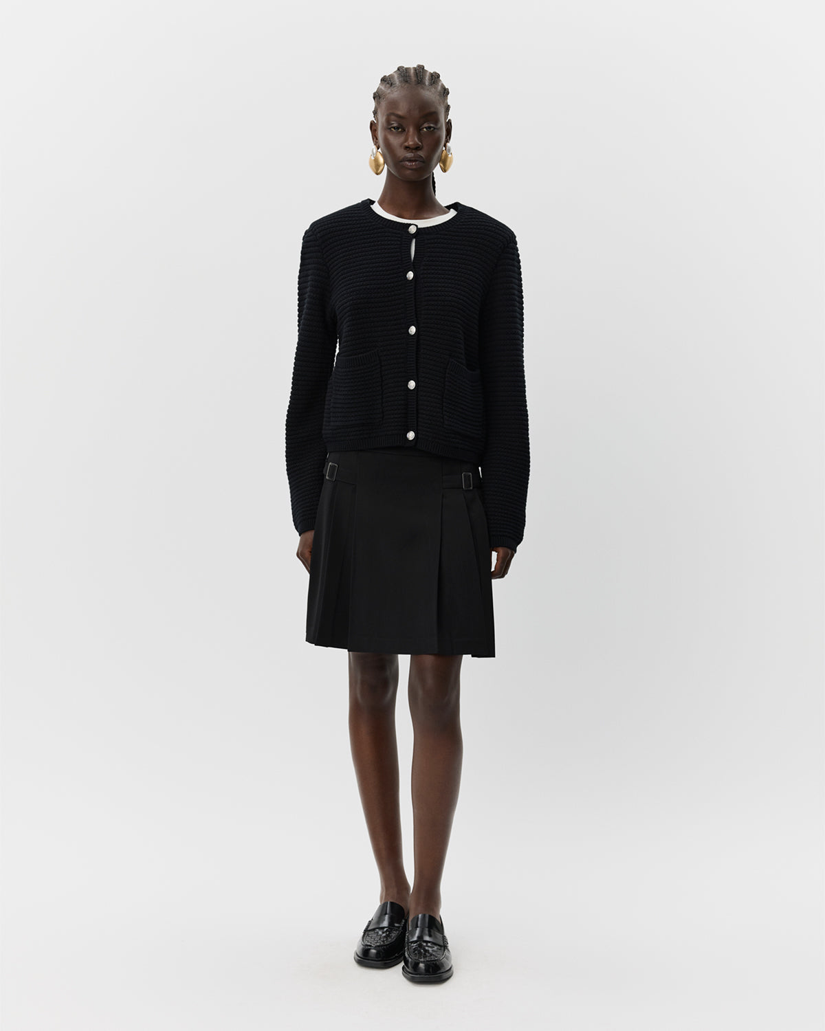 sofie-schnoor-women-lilliansw-rock-schwarz-mini-plissee image 2