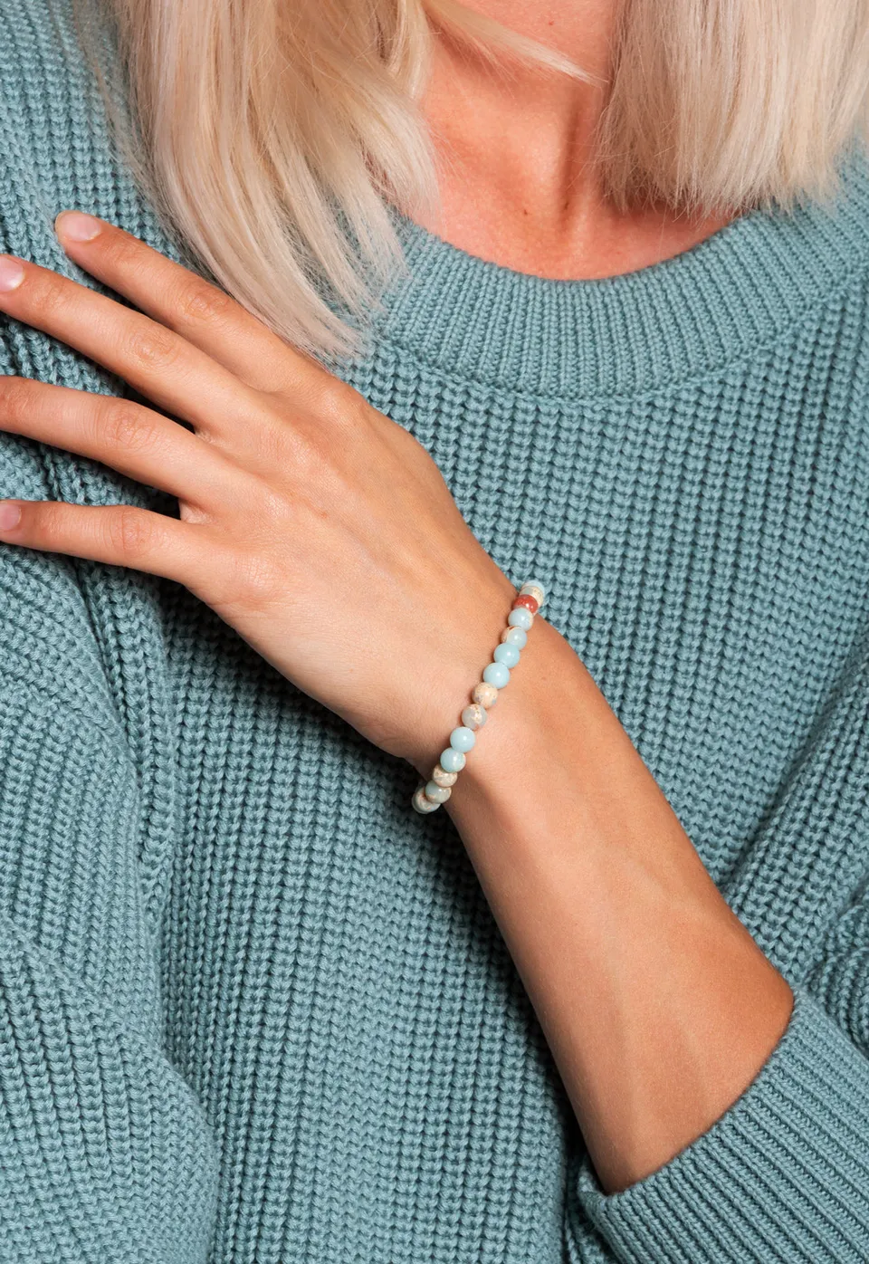moshiki-side-pocket-b5-perlenarmband-naturstein-elastisch image 1