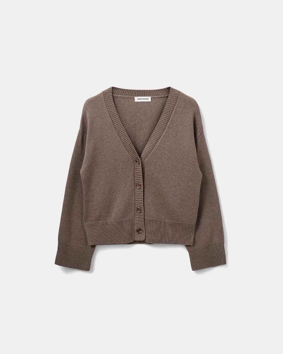 sofie-schnoor-women-levasw-snos540-cardigan-brown-fudge-kaschmir image 1