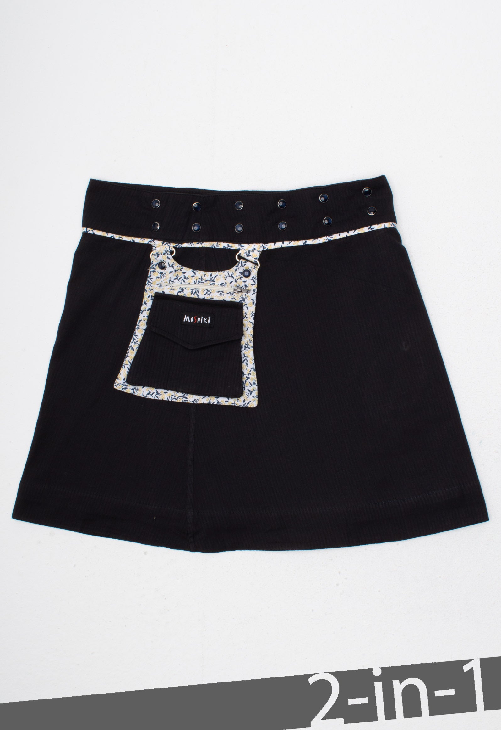 moshiki-hot-cookie-10-wickelrock-baumwolle-schwarz-45cm image 2