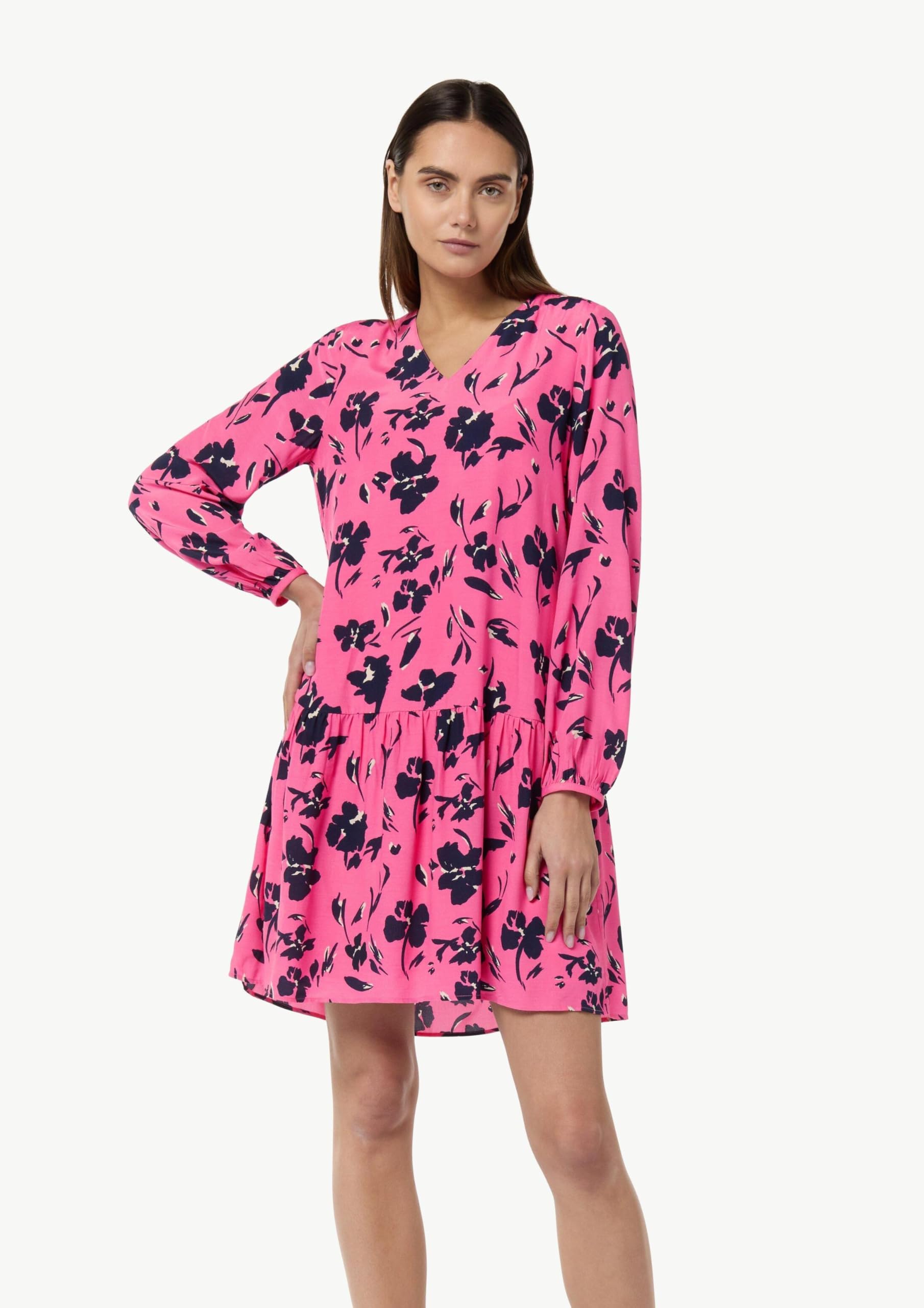 comma-minikleid-viskose-pink-gr-38-alloverprint image 6