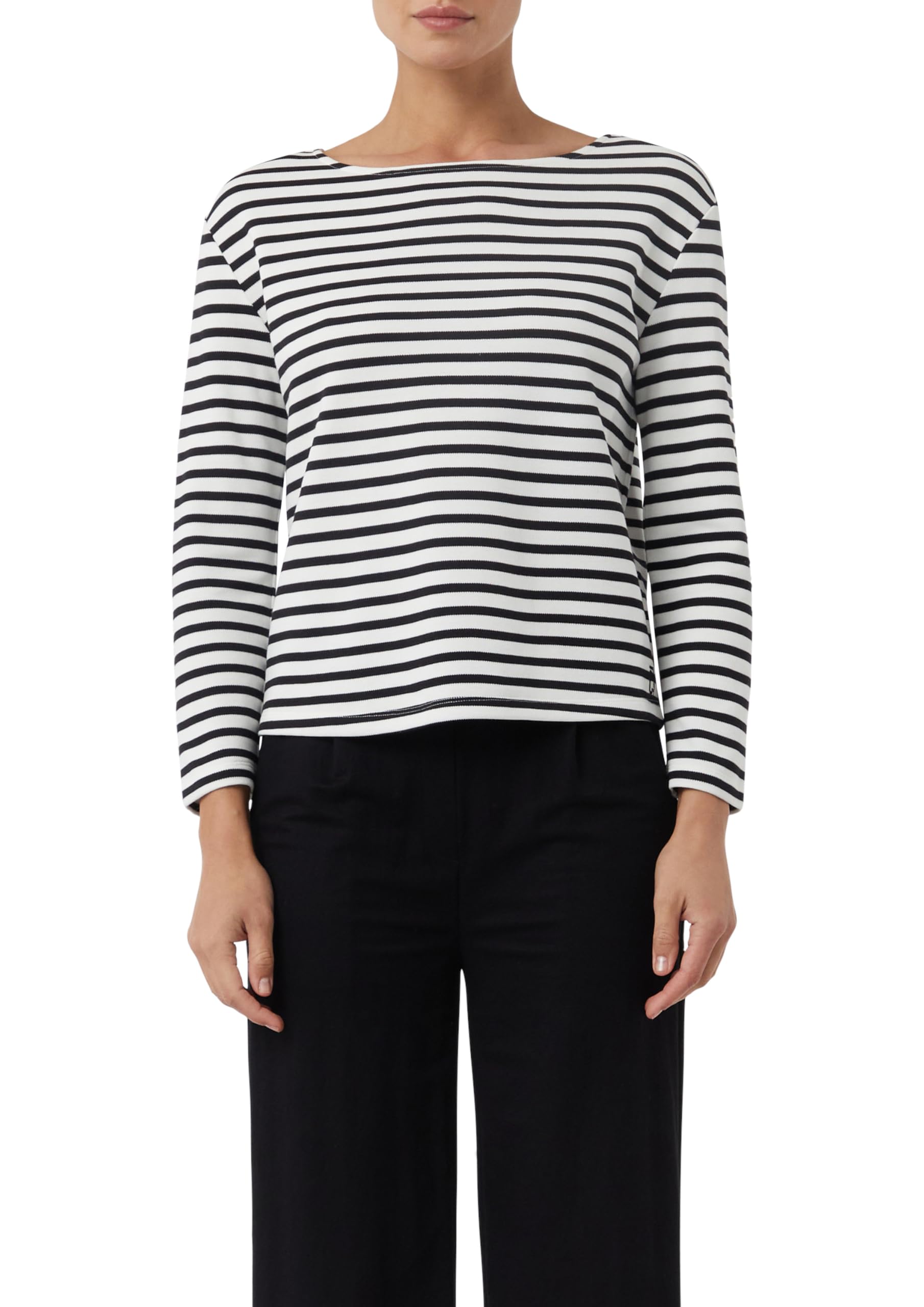 comma-sweatshirt-piqu-gestreift-gr-36-pullover image 1
