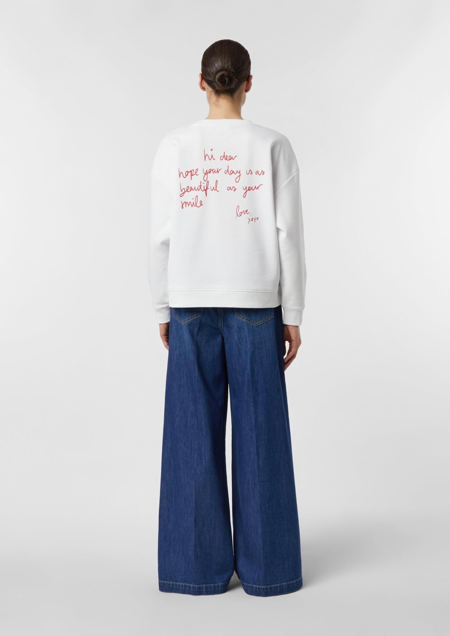 comma-sweatshirt-relaxed-fit-stickerei-rundhals-wei-gr-32-46 image 8