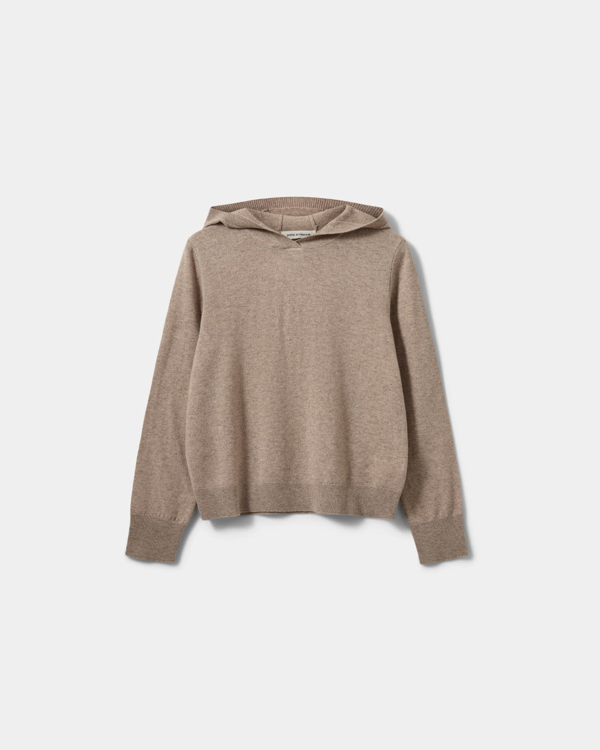 sofie-schnoor-women-cassiesw-strickhoodie-wolle-braun image 1
