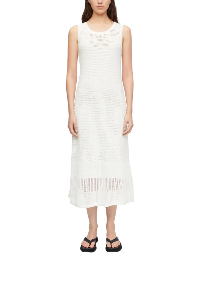 comma-dresses-fit-and-flare-strickkleid-midi-gr-40 image 1