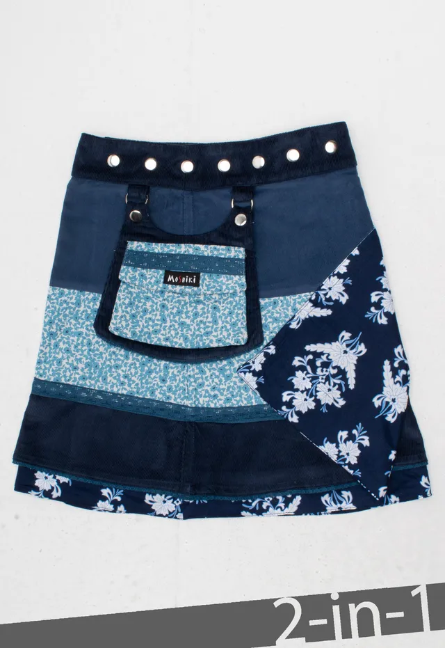 moshiki-hot-cookie-44-wickelrock-45-cm-cord-blumen-2 image 1