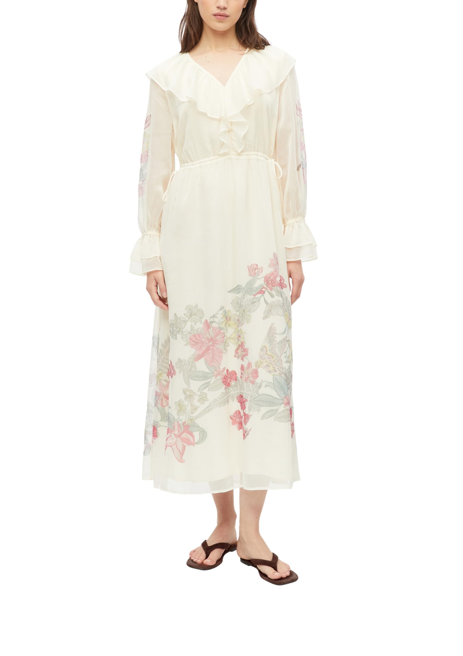 comma-midikleid-print-cr-pe-chiffon-wei-gr-34 image 1